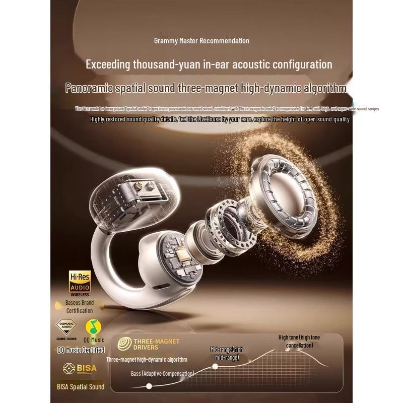 Baseus MC1 AI Перевод Наушники-клипсы с костной проводимостью