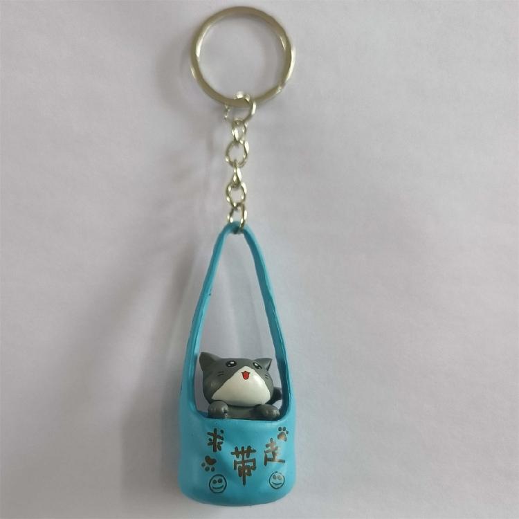 Милый брелок для ключей с котенком, креативный брелок для ключей от машины, брелок для питомца, подвеска-шарм для сумки, мультяшный брелок с котами, подвесное украшение