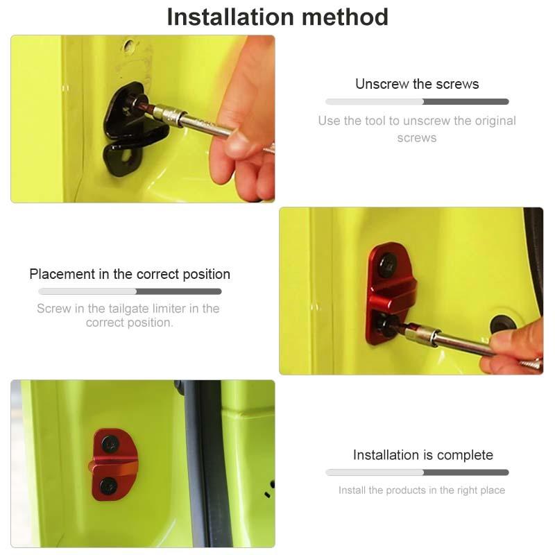 Ограничитель двери багажника автомобиля, противоаномальный шум, уменьшает для Suzuki Jimny 2019, автомобильные аксессуары  