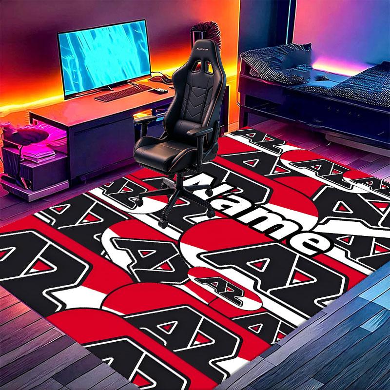 Custom Name Personalized AZ Alkmaar Print Carpet, Versatile Home Decor Rug, for Playroom, Apartment, Balcony, Entryway, Hallway Gift