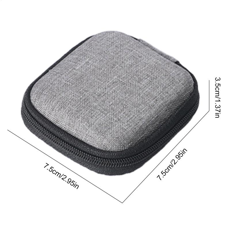 Data Cable Storage Bag Waterproof Travel Organizer Bag Portable Carry Case Double Layers Storage Bag for Cable Cord USB Charger