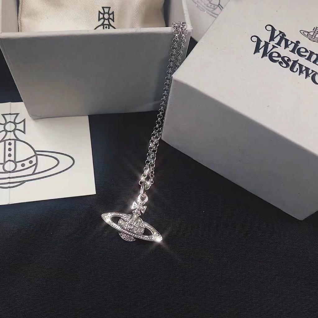 Элегантное и роскошное ожерелье Сатурн для женщин Геометрический дизайн со сверкающими инкрустированными бриллиантами