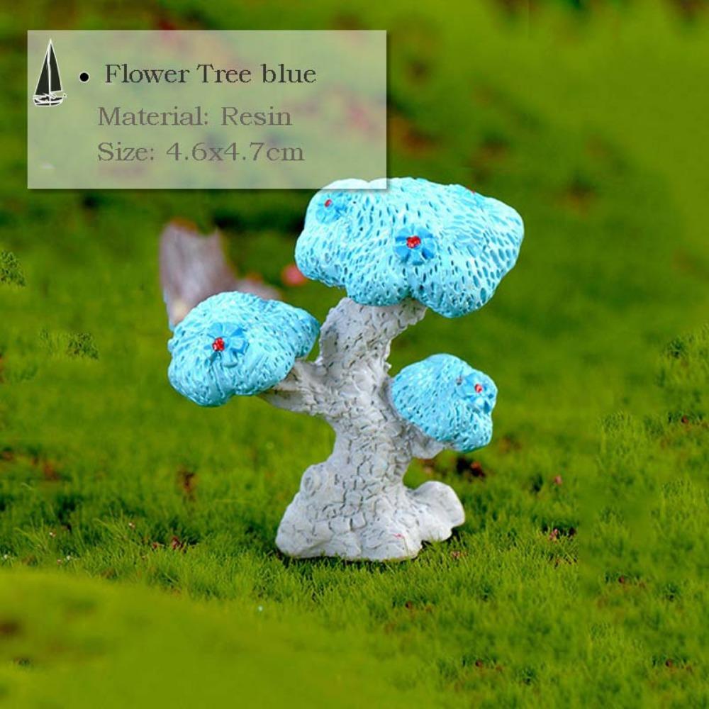 Vintage Decorative Figurines Mini House Water Fountains Flowerpot Fairy Garden Miniatures/Terrarium Pet Home Decor Ornaments DIY