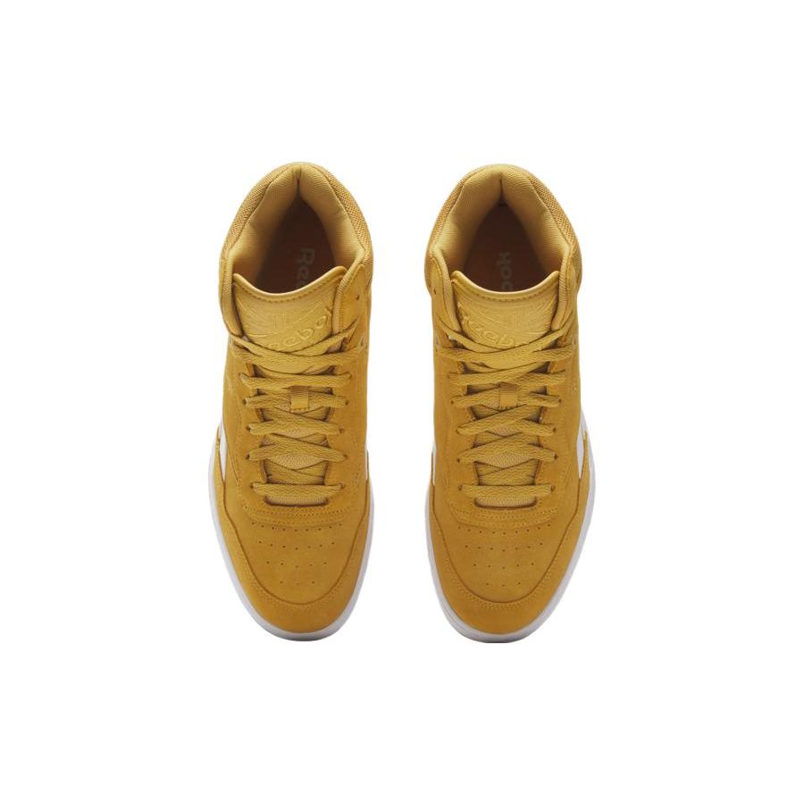 Reebok BB 4000 II Mid Классические Ретро Цветной Блок Круглый Носок Шнуровка Амортизация Дышащие Мид-Топ Баскетбольные Кроссовки Мужские кроссовки Коричневый 100032751