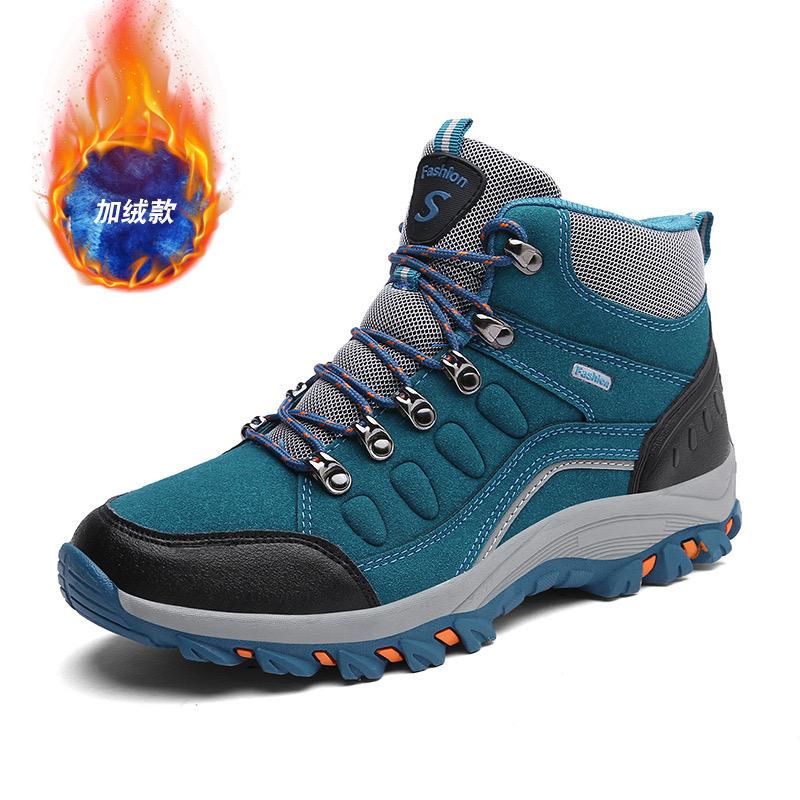 Fashion Women's Men Hiking Boots Fashion Casual Ankle Boots Couple Comfort Sneakers Outdoor Non Slip Camping Trekking Boots Unisex Botas