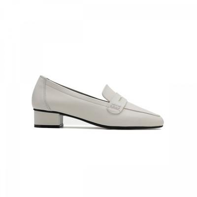 Thommcan Women Comfort Basic Penny Loafer 8tmma15s9r White