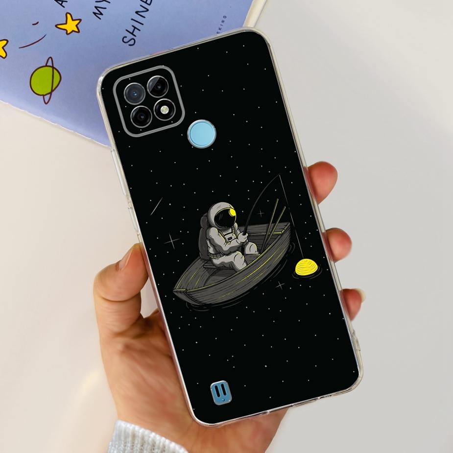 Чехол для Realme C21Y C25Y Милый Расписной Чехол Мягкий Силиконовый Чехол для Телефона Для Realme C25Y C 21 Y RealmeC21Y RelmeC25Y Задняя Крышка Сумки
