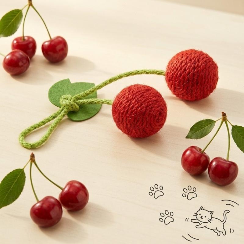 Игрушка-мячик для кошек, подвесная, пищащая, Игрушка-мячик-фехтовальщик, Устойчивая к жеванию игрушка для котенка, Интерактивная игрушка для чистки зубов кошки