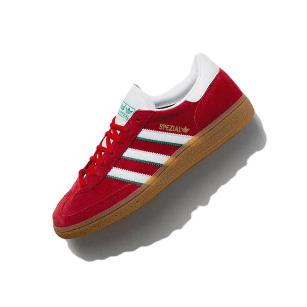 adidas Кроссовки Handball Spezial Scarlet Collegiate Green Unisex Red Cloud-White IF9531