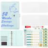 Loose Leaf Envelope Challenge Binder 52 Weeks Savings Tracking Sheets  Cash Envelopes