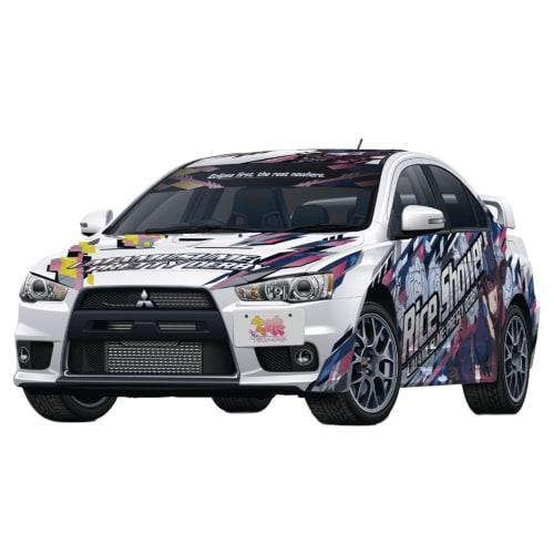 Aoshima Bunka Kyozai (AOSHIMA) 1/24 Itasha Series No. 3 Uma Musume Pretty Derby Ver. 2 Mitsubishi CZ4A Lancer Evolution X Final Edition '15 Plastic Mo