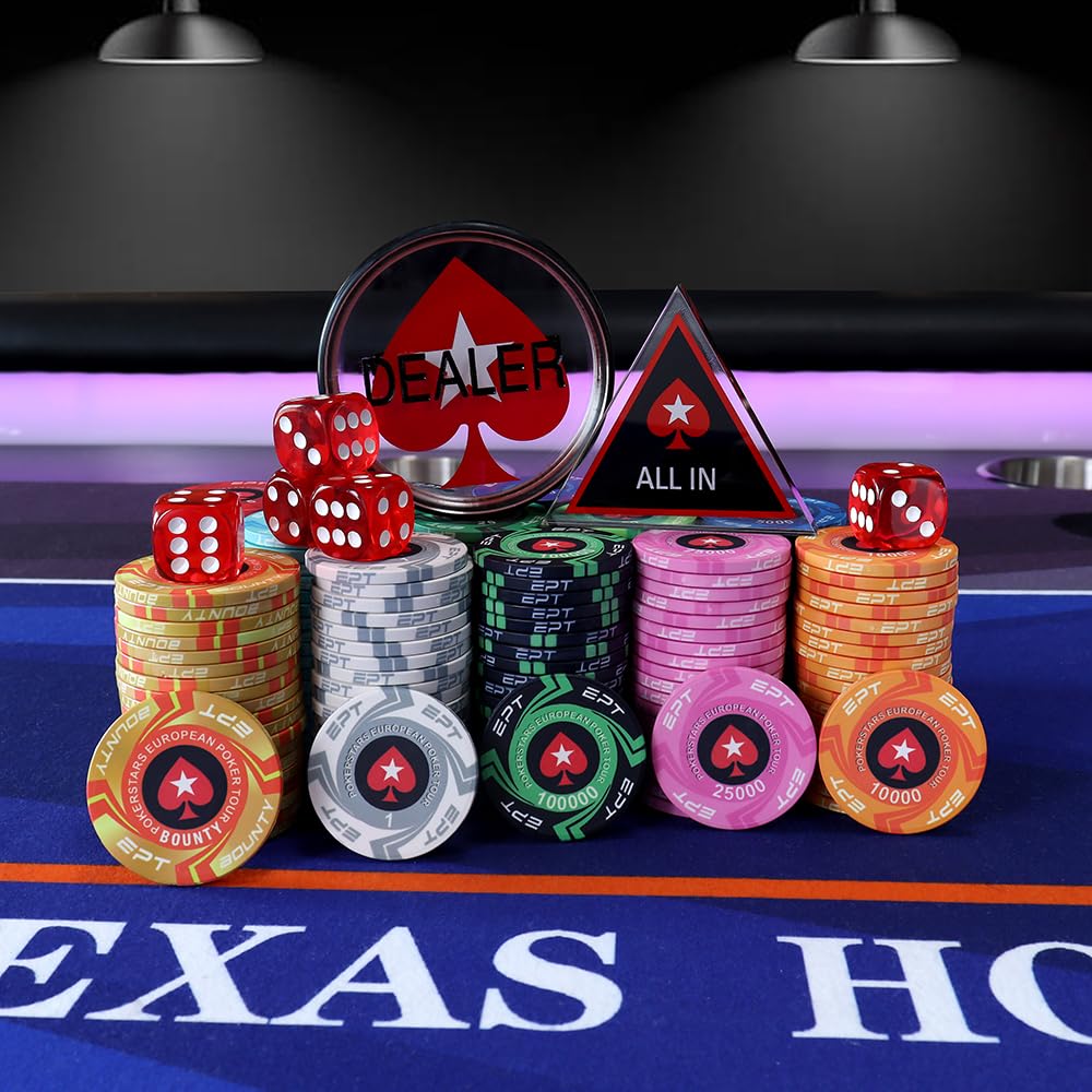 Набор из 50 фишек для покера EPT (5000$) [Элемент]