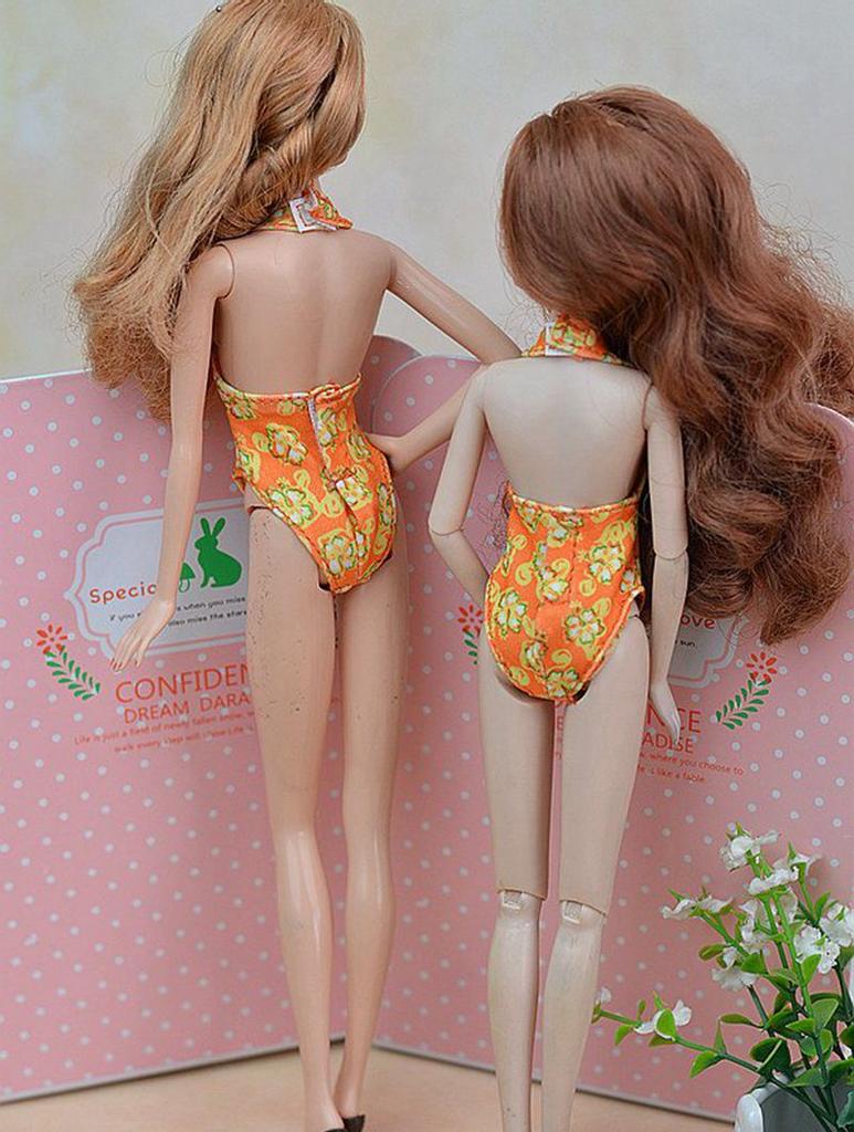 Сексуальные цельные купальники, пляжные бикини, купальные костюмы, одежда для кукольного домика Барби для 1/6 BJD, аксессуары для кукол