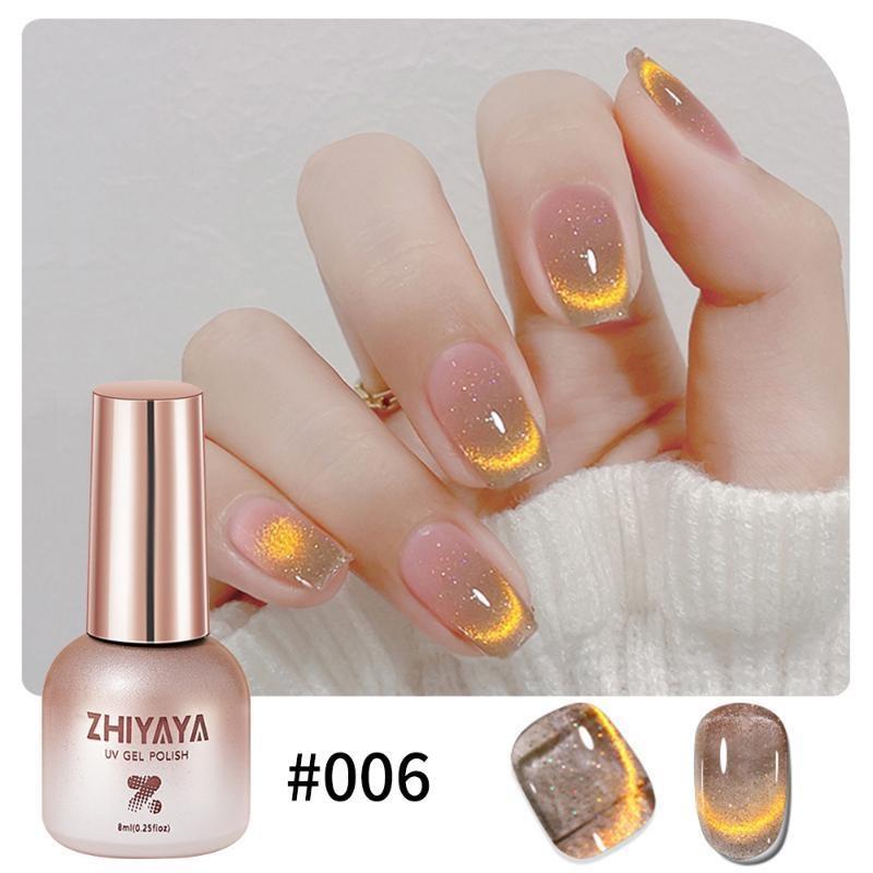 8 мл 9D Cat Магнитный гель-лак для ногтей Soak Off Gel Nail Art УФ-гель-лак