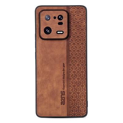 AZNS Для Xiaomi 13 5G Чехол с тиснением, устойчивый к выцветанию, из PU-кожи с покрытием TPU, противоскользящий чехол для мобильного телефона