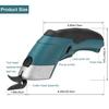 Rechargeable Fabric Electric Scissors Wireless Battery Cutter Cloth Carpet PVC Leather Cutting Tools DC3.8V 36W Cordless Sewing Shear