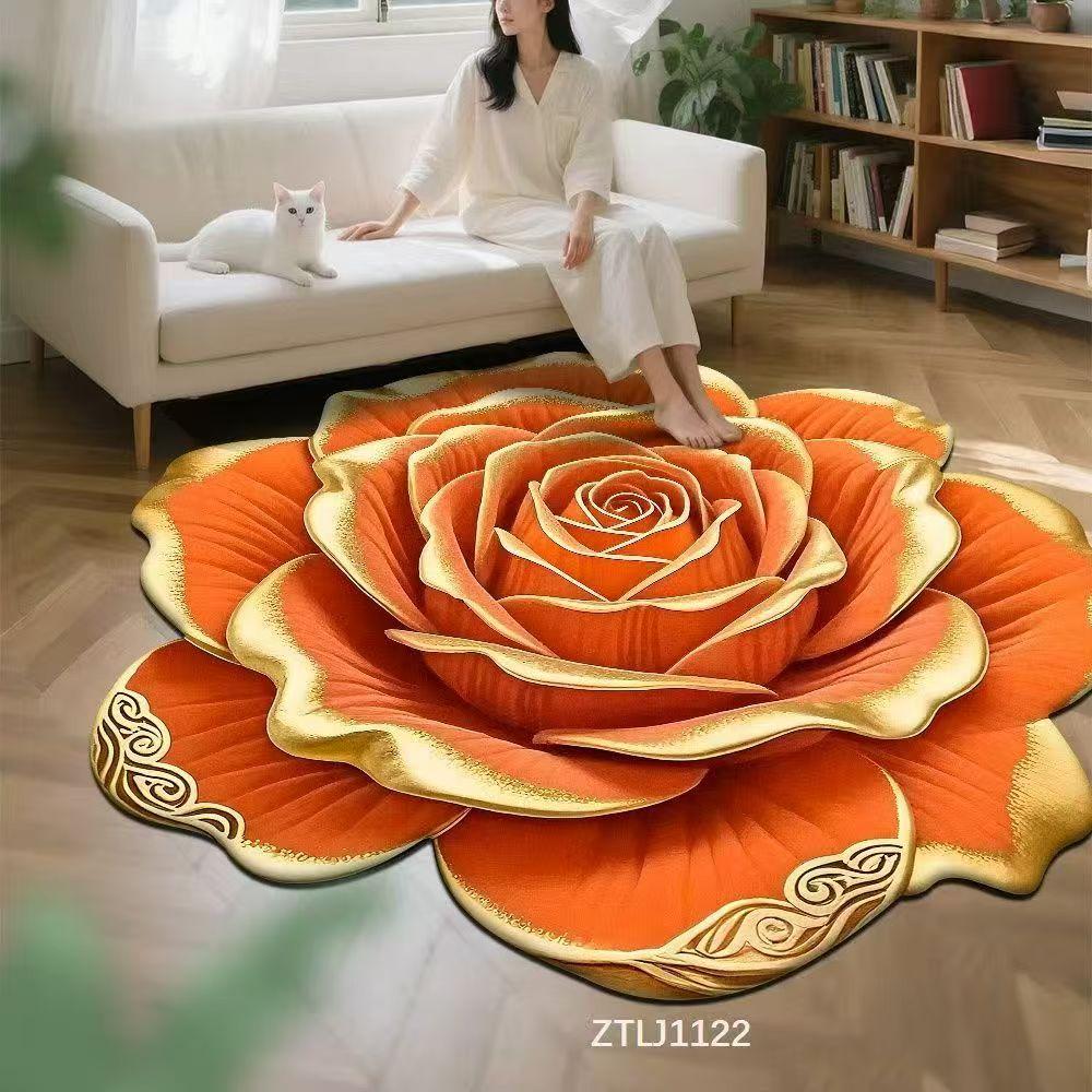 WTEMPO 3D Цветочный Ковер Ковер для Спальни Коврик для Пола в Ванную Комнату Противоскользящий Коврик для Пола