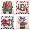 New Independence Day Pillow Cover Polyester Printed Living Room Sofa Cushion Cover Bedroom Decorative Cushion Cover