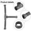 Flexible Double Sink Drain Kit 112 and 114 Inch P Trap Pipes for Sink Drainage