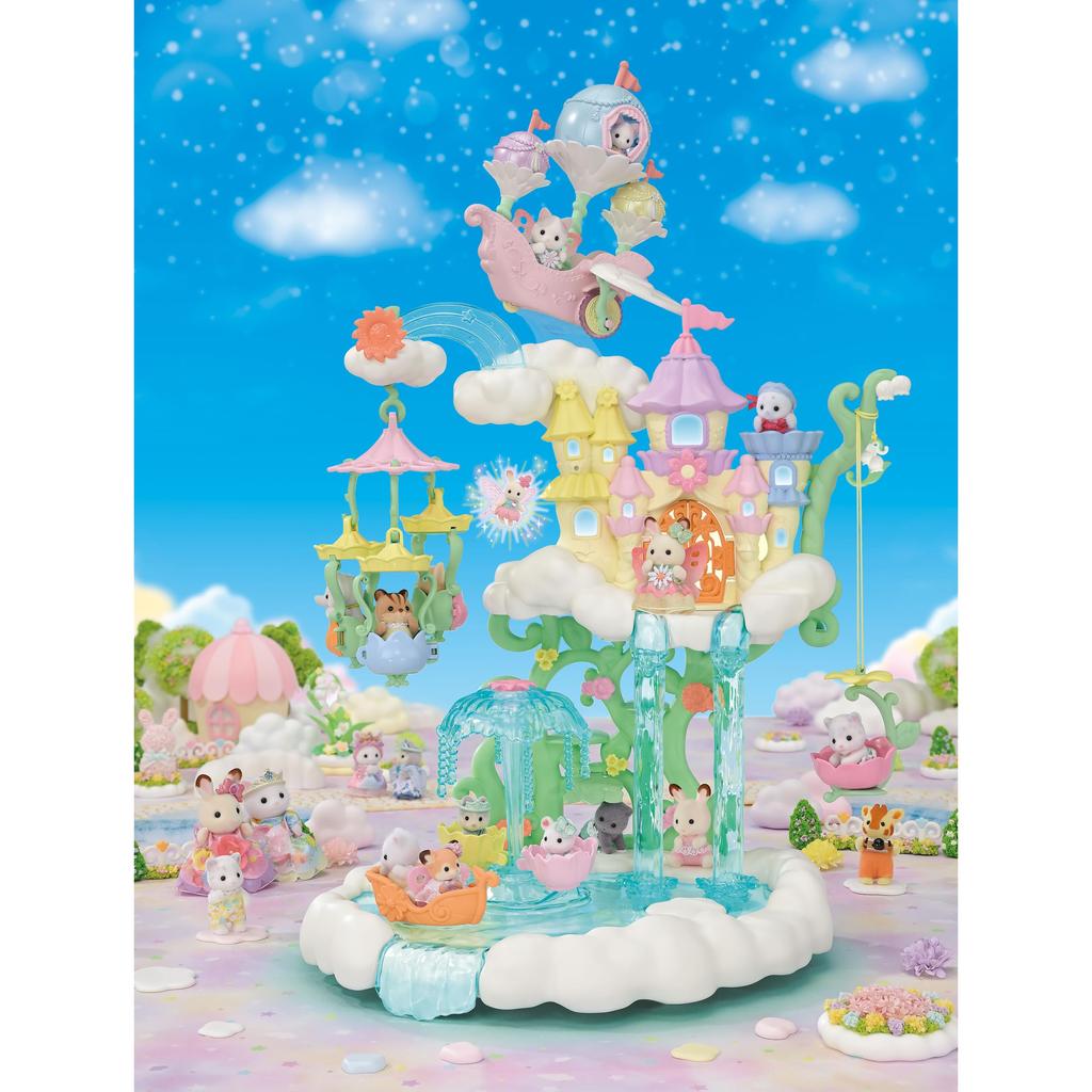 Sylvanian Families Amusement Park Fairy Castle In the Toy Awards 2024 Character Category Excellence ST Mark Certification 3 Years Old and Up Toy