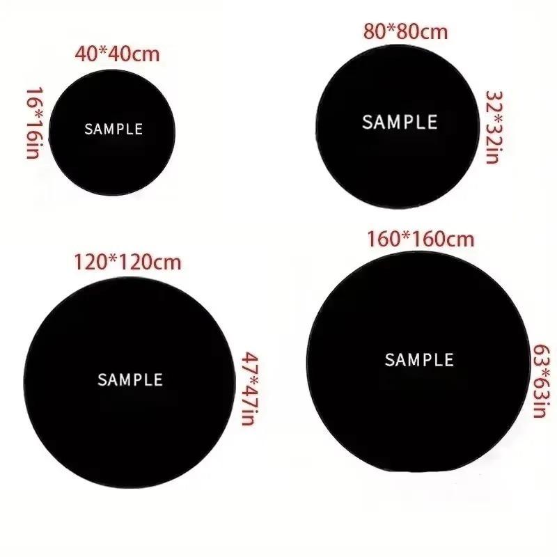 Round Carpet Fruit Orange Lemon Living Room Rug Bedroom Kitchen Entrance Doormat Yoga Mat Chair Cushion Home Decor Carpet