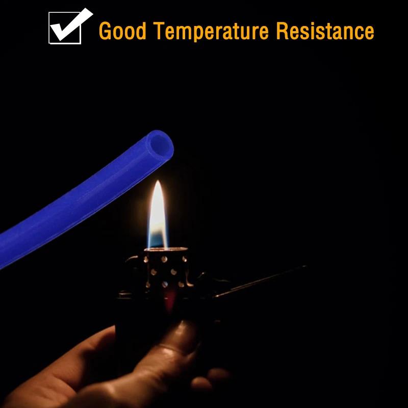 Мягкий силиконовый резиновый шланг пищевого класса Гибкая силиконовая трубка -60℃~180℃ Диаметр 0,5 1 2 4 5 6 7 8 9 10 11 12 14 16 18 20 30 50 мм