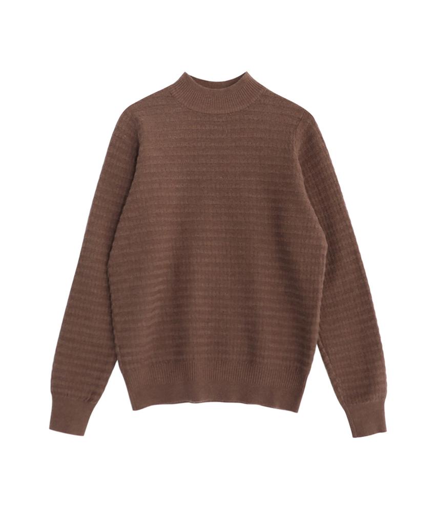 Полосатый полушерстяной трикотаж Baseukala (5Colors)