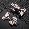2Pcs Stainless Steel Concealed Hinges with Screws Cabinet Hinge Door Hinges for Wardrobe Door