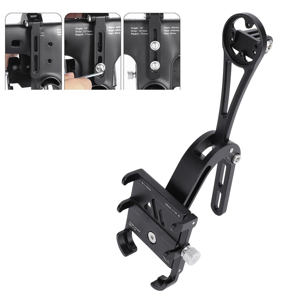 3 в 1 велосипедный руль телефон компьютер камера крепление алюминиевый сплав велосипедная камера телефон фонарь комп