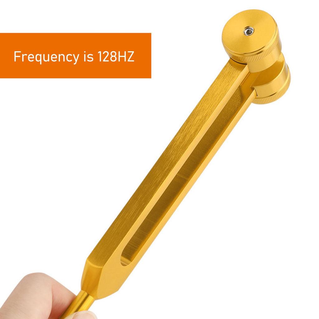 Камертон, 128 Гц, тюнер с молоточком, басовый тюнер, кристальный тюнер для йоги, чакр, звуковой терапии, рефлексологии и многого другого