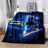 Brazilian Football Player Celebration Blanket Comfortable Perfect for Seaside Bedding Sofa All-Season Use Playful Design