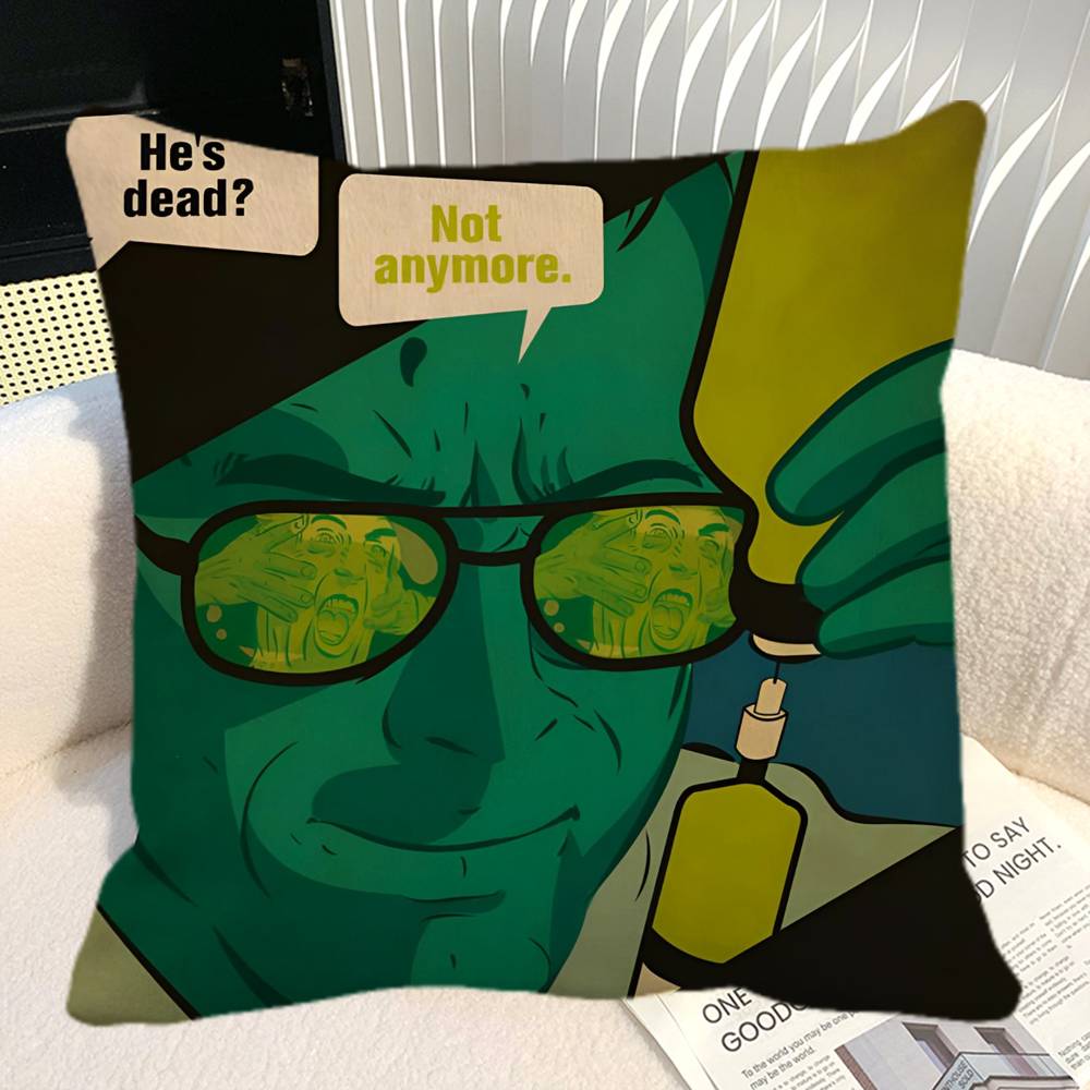 Ужасы Смешной Фильм R ReAnimator Ретро Наволочка Квадратная Подушка Спальня Диван Отдых Комфортная Подушка Автомобиль Домашний Декор