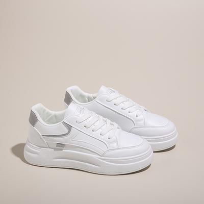 Уличная женская обувь для ходьбы, обувь для скейтбординга, женские кроссовки из искусственной кожи, на шнуровке, дышащие, повседневные кроссовки для бега De Mujer