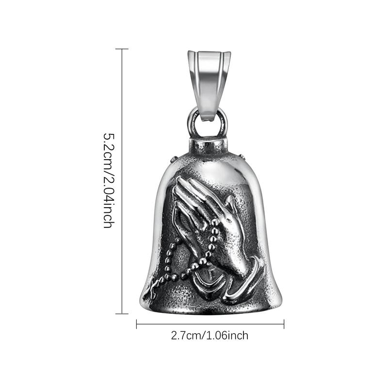 Мотоциклетный колокольчик удачи, молитвенный ручной колокольчик удачи, 3D-подвеска, байкерский колокольчик, винтажный колокольчик удачи для верховой езды, мотоциклетный колокольчик для байкера, хороший
