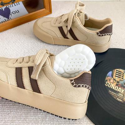 6561 латексная стелька/платформа немецкие кроссовки для женщин досуг 2024 новые модные нишевые ретро популярные кроссовки