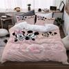 Милый комплект постельного белья с принтом мышек из трех предметов Постельное белье Цифровая печать Пододеяльник Наволочка