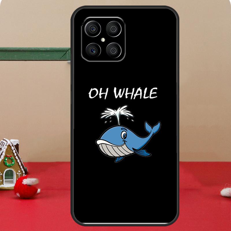 Чехол Кит Рыба Волна Море Для Honor Magic 6 7 8 Pro Honor 400 200 70 90 Lite X8c X8b X9a X9b X9c X9d Win RT Чехол