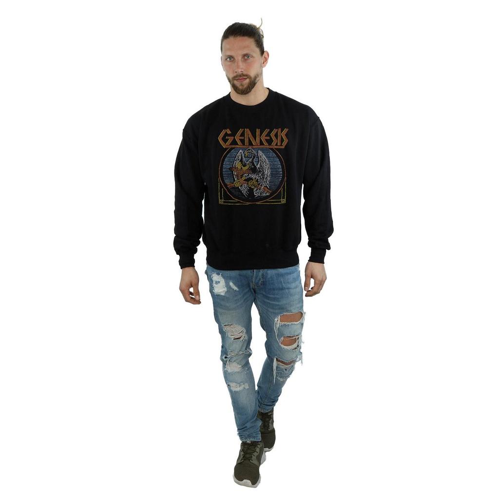 Genesis Mens Distressed Eagle Sweatshirt