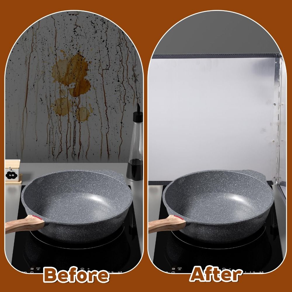 Aluminum Foil Grease Splatter Screen Oil Spill-proof Heat Shield Anti Splatter Shield Baking