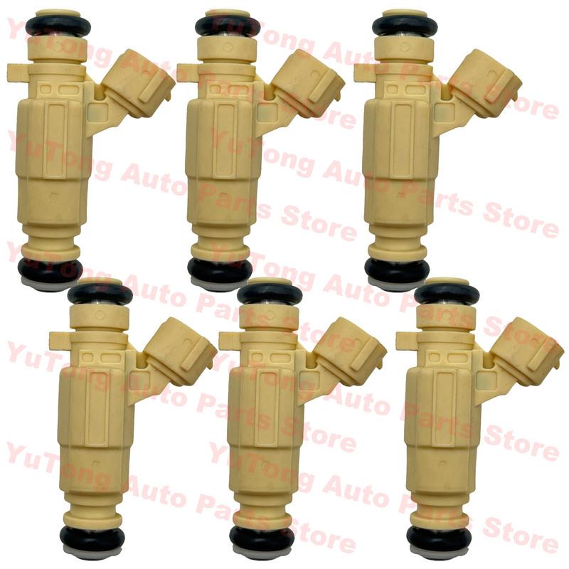 6pcs Fuel Injector Valve For HYUNDAI XG30 1998-2005 KIA CARNIVAL 3.5 2002-2006 OPIRUS OPTIMA RONDO 2.7L Accessories 35310-23600