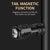 3LED Super Bright Flashlight Portable Mini Burst Flash Torch Rechargeable Outdoor Emergency Spotlight with Pen Clip Tail Magnet
