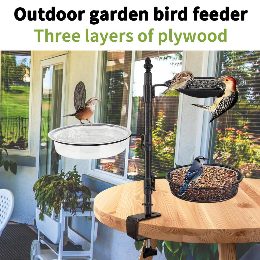 Садовая подвесная кормушка для птиц, автоматическая кормушка для колибри, установленная на открытом воздухе