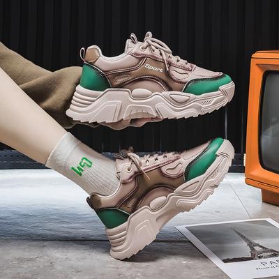 Повседневные кроссовки Increase 2024 года, новые туфли для пап на платформе, модные туфли на танкетке со шнуровкой, универсальные кроссовки для занятий спортом на открытом воздухе, zapatilla mujer