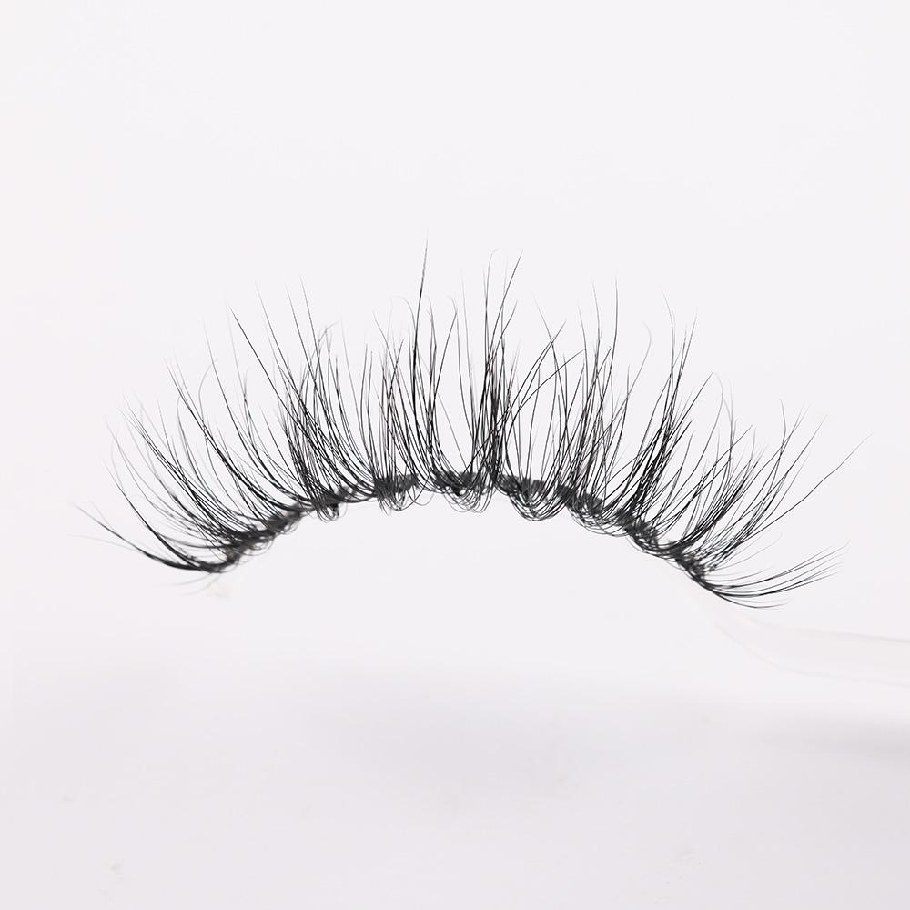 3D Mink Lashes Transparent Band False Eyelashes Natural Fake Eyelash Anime Winged Clear Band Lashes Manga Lashes Makeup