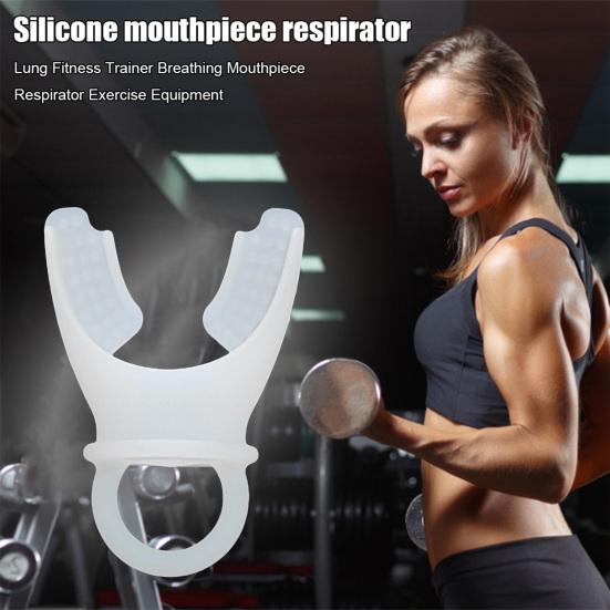Портативный тренажер для дыхания с кольцом для пальца, регулируемое сопротивление, тренажер для мышц рта для мужчин, объем легких, оборудование для тренировки абдоминального дыхания