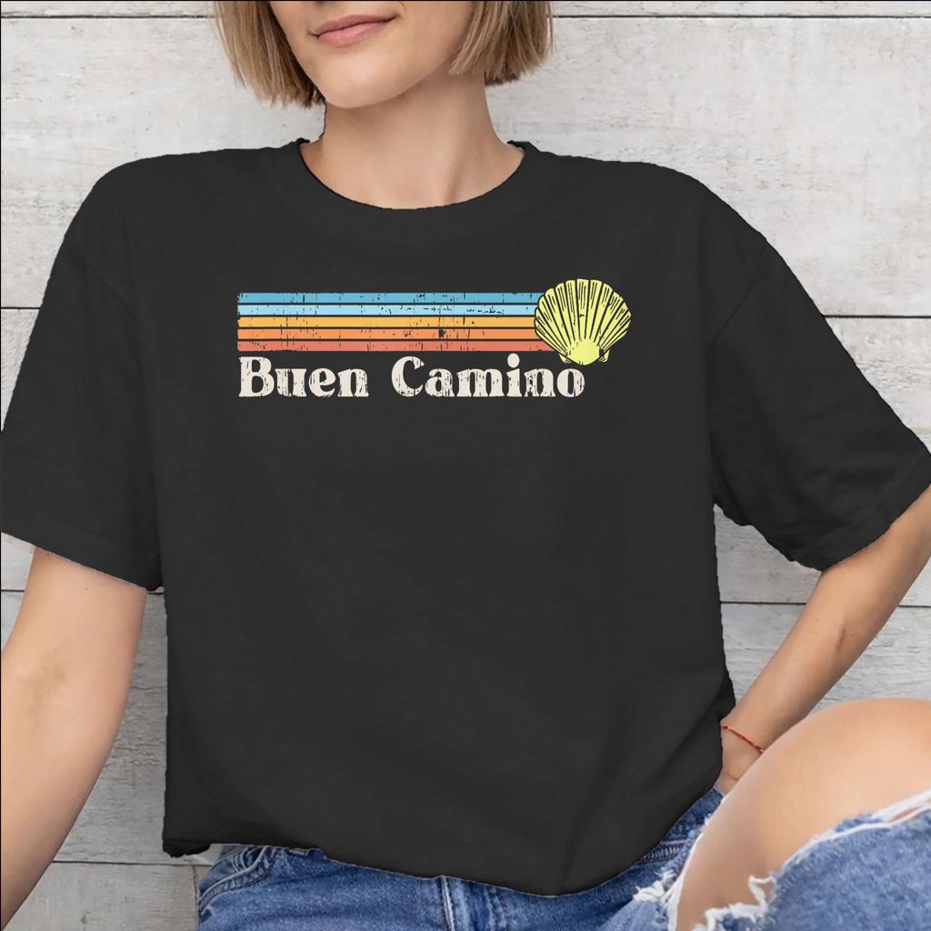 Men Women Camino de Santiago 2026 Shirt Pure Cotton Fashion TShirt Clothing Outfits