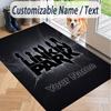 Custom Text Printed Rug Linkin Park Non Slip Floor Carpet For Home Room Decor