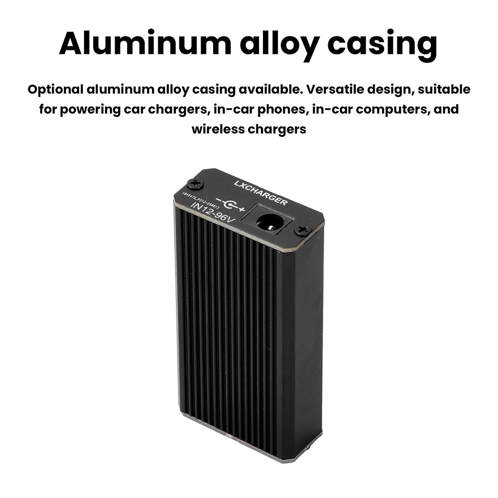 DC 20–96V PD 65W Понижающий модуль, Двойной USB Type-C адаптер быстрой зарядки PD/QC 2.0 и 3.0, Подходит для Apple, Huawei и других
