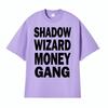 Joeyy Shadow Wizard Money Gang Letters Print T Shirts Funny Y2K Meme T Shirt Men Womens Fashion Casual 100 Cotton Tshirt Tops