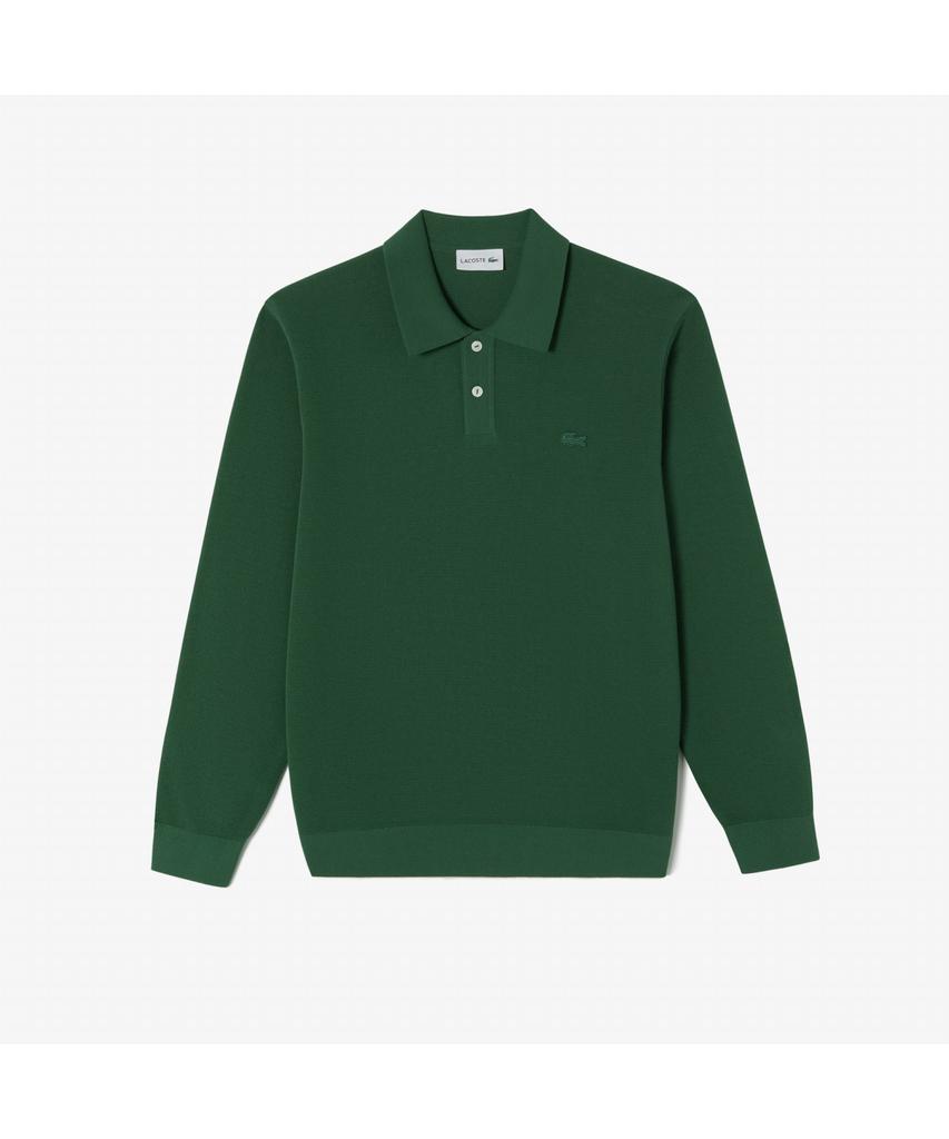 LACOSTE Men'S Long Sleeve Pique Sweater Polo Ah206E-55G 132